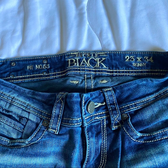 Buckle Jeans Buckle Black Skinny Jeans 23x34 Poshmark